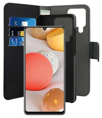 Puro Wallet Case Voor Samsung A42 5G Met Telefoon- En Pasbescherming In Een Compacte