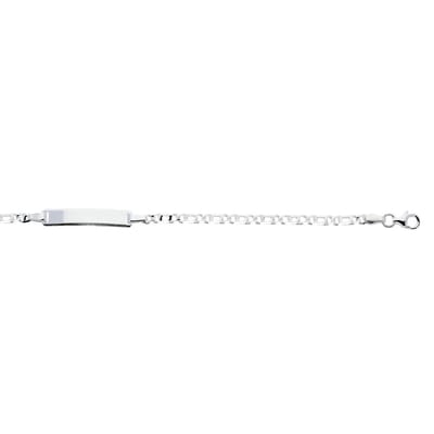 Silver Lining 104.2065.19 Dames Armband - Sieraad - Graveerarmband - Zilver - 925 Zilver - 3 mm breed - 19 cm lang