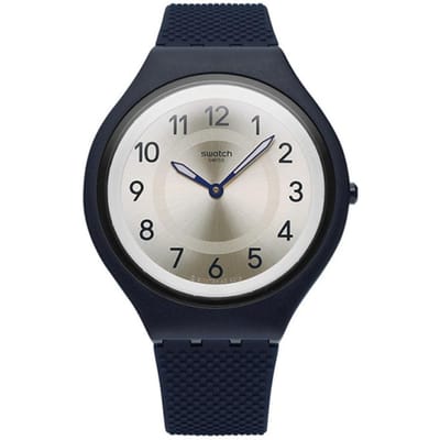 SWatch Svun101 Skin Skinnight Heren S Urethaan Horloge SVUN101 white