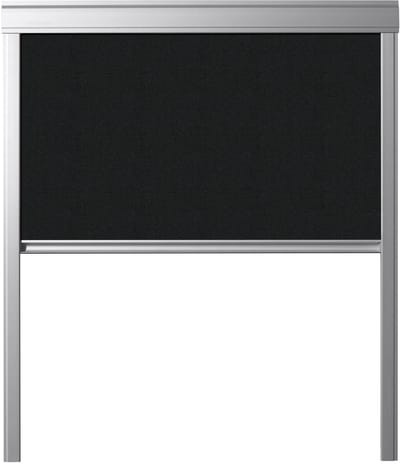 CONTRIO -Verduisterend Rolgordijn passend op VELUX DAKRAAM 134x140 - U08- *Zwart*