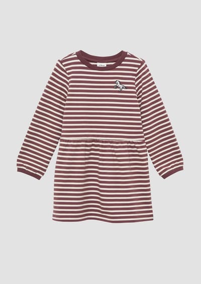 s.Oliver - female - Lichtgewicht sweatjurk met glinsterend borduursel