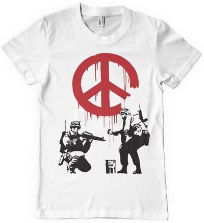 Hybris Soldie-rs -Painting CND-Sign T-shirt SH-1-BK001-H33-8