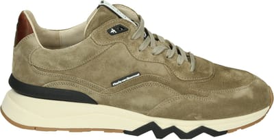 Floris van Bommel DE ZAGER 02.02 - Volwassenen Lage sneakersVrije tijdsschoenen - Kleur: Taupe - Maat: 40