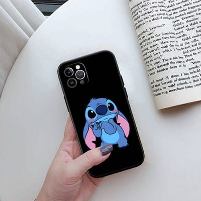 MH84 Lilo Stitch Telefoonhoesje voor iPhone 7 8 11 12 13 14 15 16 17 16E XS Pro Max XR X SE Air iPhone 12 kobi