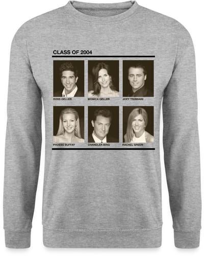 Friends Vintage Foto's Class of 2004 Sweater Heren