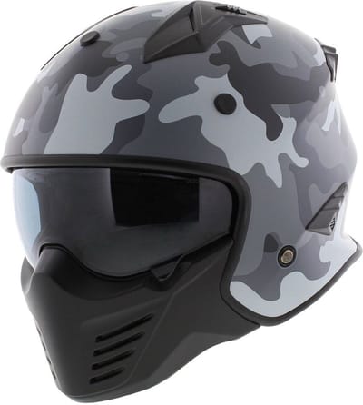 Vito Jet Bruzano helm camo motorhelm scooterhelm XXL