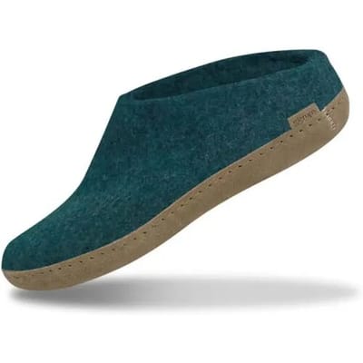 Glerups Slip-On with Leather Sole (Maat - 43, Kleur - Petrol)