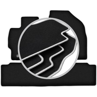 CARLUX-SILVER automatten voor: Toyota Auris I hatchback (2006-2013)