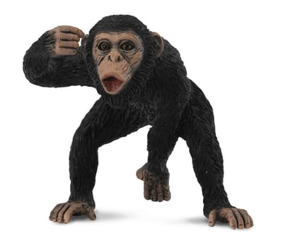 Collecta Wilde dieren (M): CHIMPANSEE 6x6x5.5cm