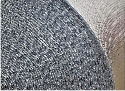 Radiatorfolie Isolatie - Warmtefolie Reflectie - Energie Besparen - Dubbele Bellenfolie - 4-5 mm dik - Aluminium