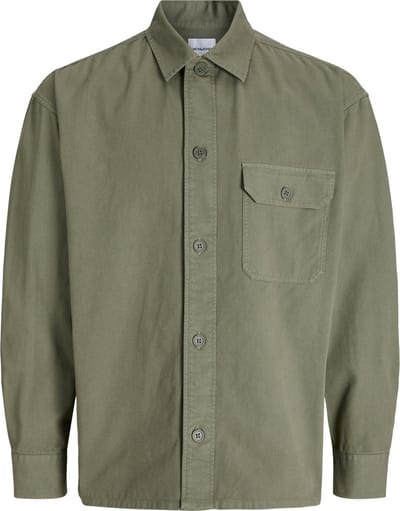 JACK&JONES - JJEDOVER OVERSHIRT LS - Heren - Overhemden