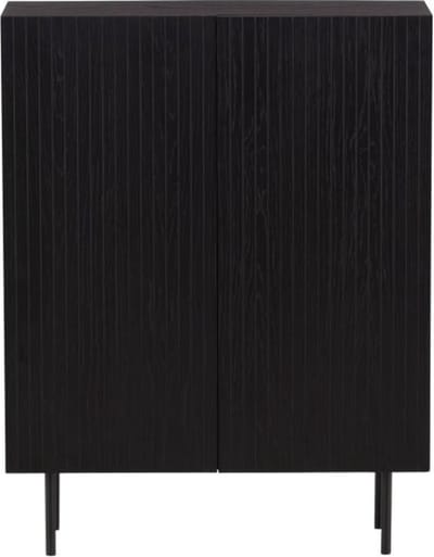 Svea - Taro opbergkast - 80 x 103 cm - zwart