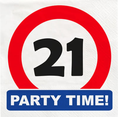 Traffic sign napkins - 21
