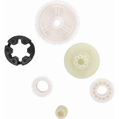 6 stuks Auto Raamglazen Motor Tandwiel Vervangingsset Geschikt voor Mazda white
