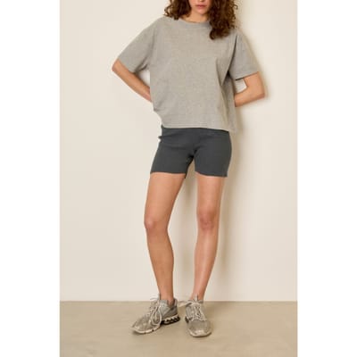 American Vintage Piwik Shorts Anthracite Chine Maat: S | Korte Broeken Outlet | Dames | Grijs