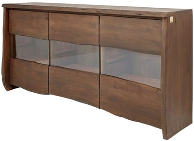 MASSIVMOEBEL24.DE acacia dressoir bruin massief hout 191x45x96 cm (BxTxH) gelakt gemonteerd PURE ACACIA volledig massief #808