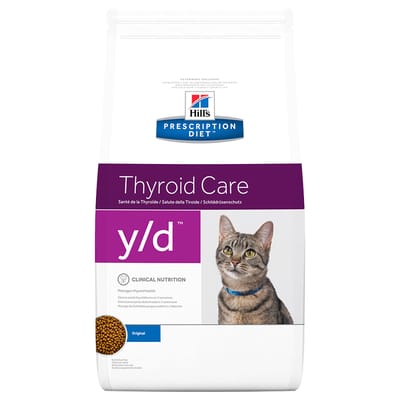 1,5kg Y/D Thyroid Health Original Hill's Prescription Diet Kattenvoer