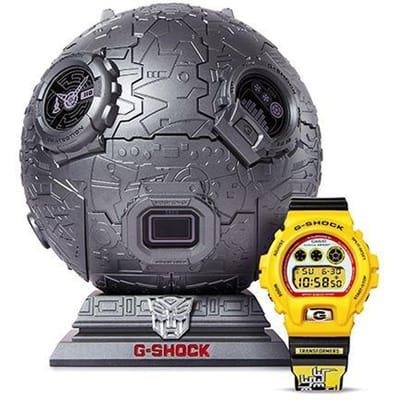 Casio G-Squad Serie G-Shock Transformers Bumblebee Editie Horloge Heren horloges Geel DW-6900BUMB22-9PFT Special Watch Box gray