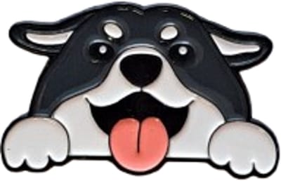 Pin Broche - Hond husky - Kledingspeld - dier - Speldje voor rugzak of kleding - Kleine cadeautjes - enamel pin - Grappige badge - 1 stuk