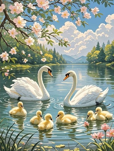 nr 392 Diamond Painting paard wit goud 30x20cm