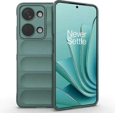 Coverup Hoesje - Geschikt voor OnePlus Nord 3 Hoesje - Coverup Hands-On Rugged Back Cover - Groen