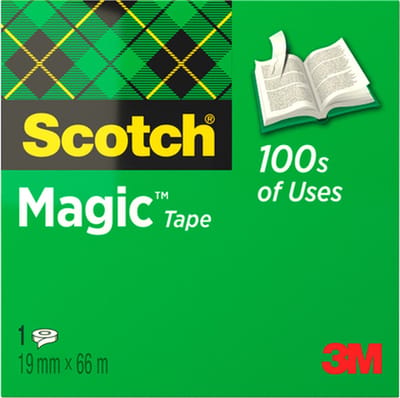 Plakband scotch magic 810 19mmx66m onzichtbaar mat | 12 stuks