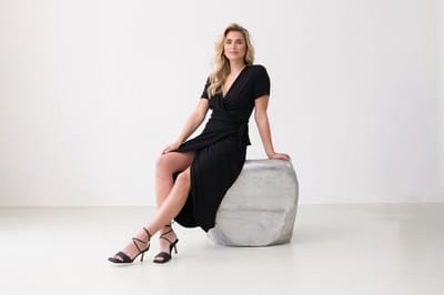 BASE LEVEL Yvie Jurk - Black - maat 36
