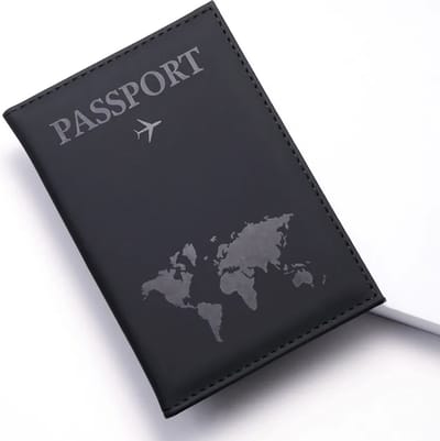 Cabantis Paspoort Hoesje - paspoorthouder - 14,2 cm x 9,8 cm - 1 x Zwart