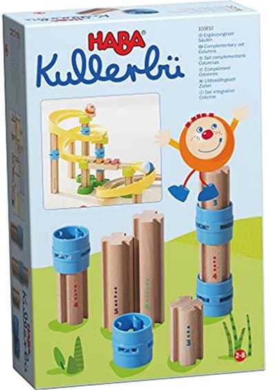 Kullerbü Marmerbaan – Expansieset Kolommen – 10 eenheden – Voor Peuters van 2 Jaar en Ouder