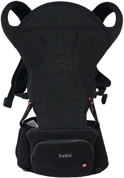 MiaMily Hipster Essential - Draagzak - Baby carrier - Zwart
