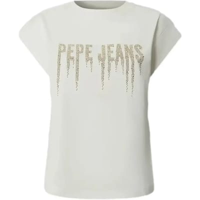 Pepe Jeans Carina T-shirt Met Korte Mouwen Wit L Vrouw