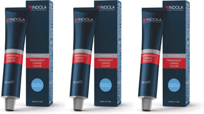 Indola Profession Permanent Caring Color Natural & Essentials 60ml – 5.31 licht bruin goud as - 3 tubes