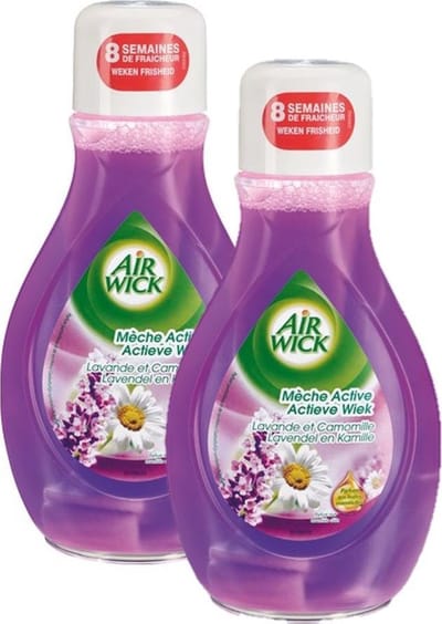 Air Wick - Actieve Wiek - Lavendel en kamille - 2 x 375 ml