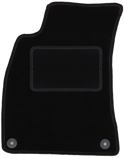 Bestuurdersmat zwart voor: Seat Exeo sedan, stationwagen (2008-2015)