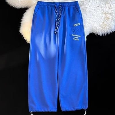 Sportbroek met trekkoord Heren Hong Kong Stijl Harajuku Stijl Design Niche Casual Broek 2XL