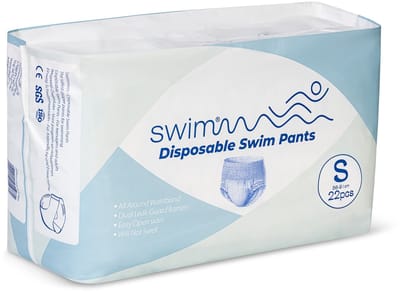 Swimmm Wegwerp Zwemluier Volwassenen | Small | heup: 56–91 cm | gewicht 36–57 kg