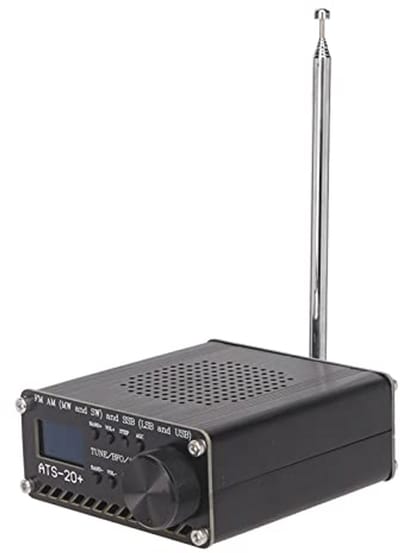 Draagbare All-band Radio-ontvanger met LCD-scherm en Ingebouwde Batterij