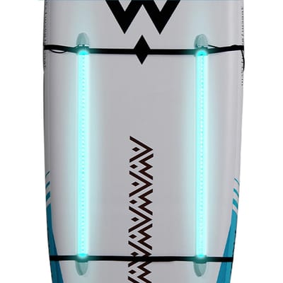 Éclairage LED pour Paddleboard avec Batterie Rechargeable Système d'Éclairage LED Coloré avec Sac de Transport pour Planche à Pagaie SUP Multiple light colors