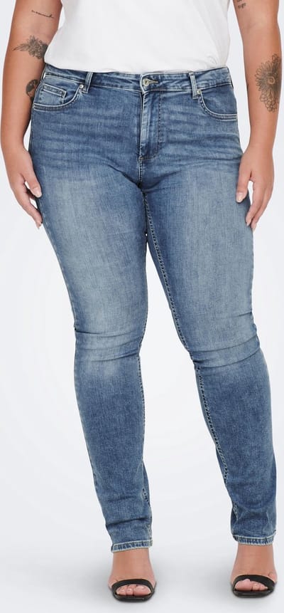 ONLY Carmakoma Slim fit jeans CARWILLY Regular waist Skinny fit Jeans