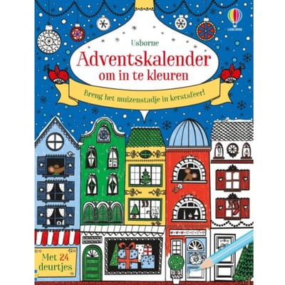 Adventskalender Om In Te Kleuren