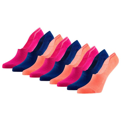 Morethansocks - Bamboe Footies - 9-Pack - Naadloze sokken - Footies dames - sneakersokken - Bamboe sokken dames - Bamboe sokken heren