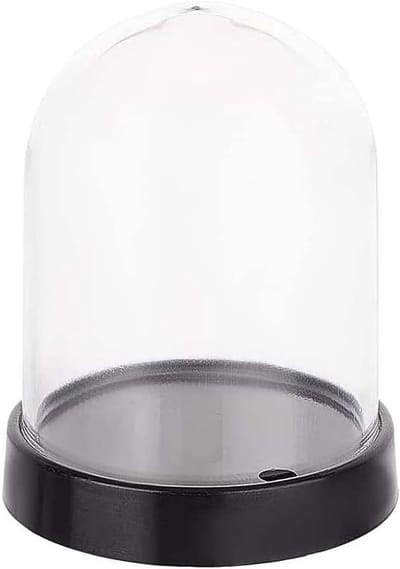 Decoratieve Acryl Beschermkap voor Display - Antistof Dome met Plastic Basis voor Actiefiguren en Poppen