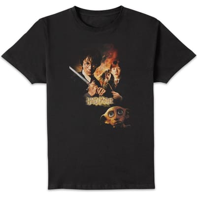 Harry Potter Chamber Of Secrets Unisex T-Shirt - Black - S