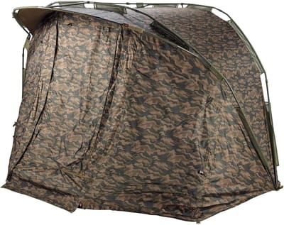 Bivvy 2 Persoons - Schuilhut Kamperen - Vissen Buiten - Waterdicht 5000mm - 300x150cm - Camo