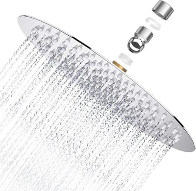 10 inch regendouchekop met anti-kalk sproeiers - ultradunne hogedruk douchekop voor een luxe douche-ervaring