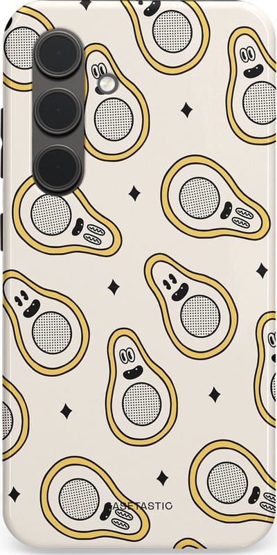 Casetastic Hoesje Geschikt voor Samsung S24 - Stijlvolle Beschermende Duo-layer Case - Vegycado