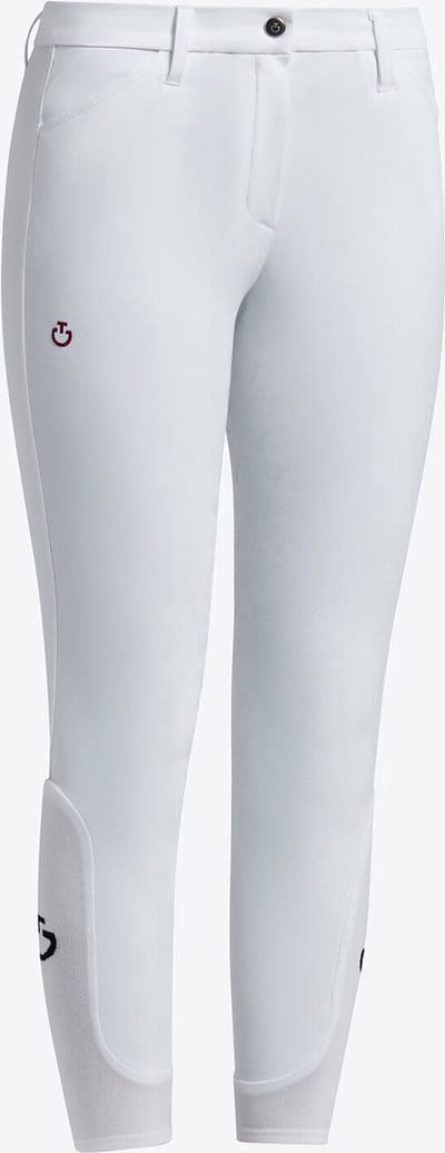 Cavalleria Toscana Dressuur Rijbroek Full Grip Unisex Kinderen Basis S Wit