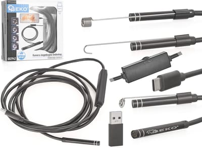 GEKO Endoscoop - Flexibele Camera - 2m Lengte - 5.5mm Diameter - Waterdicht IP67