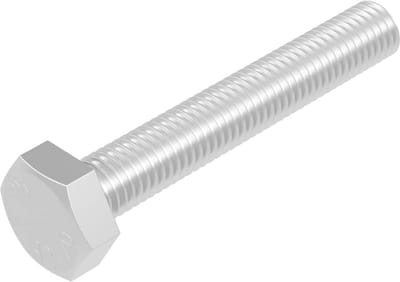 Zeskantschroeven M10 x 65 mm Roestvrij Staal V2A A2 DIN 933 20 stuks