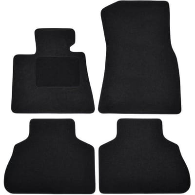 Tapis de sol - BMW - X5 G05 - Velours noir - 4 pièces - Ajustement précis